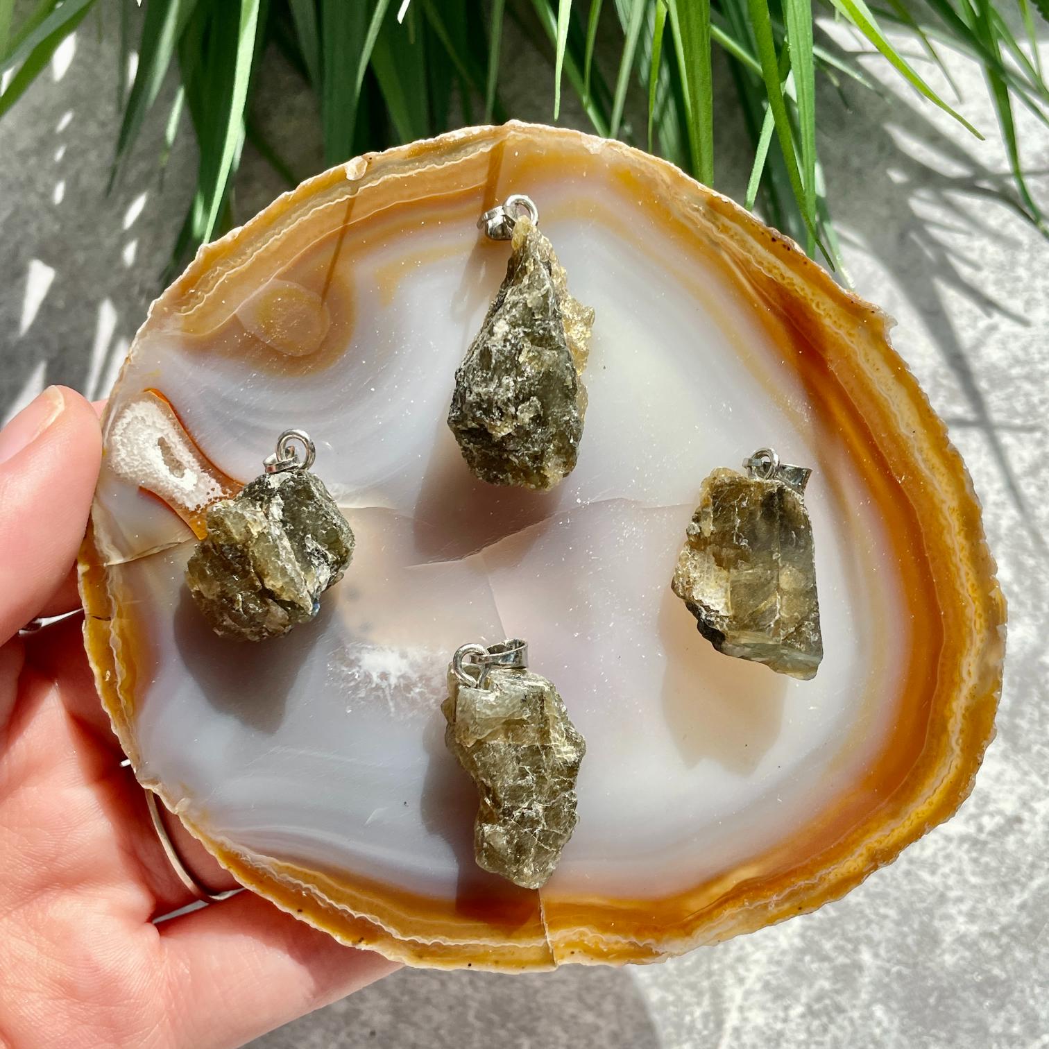 Rough Mini Pendant - Labradorite Rough Mini Pendant - Labradorite